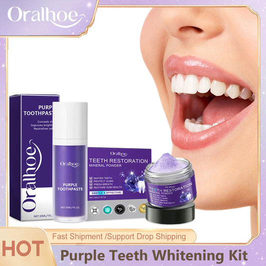 Oralhoe Purple Teeth Whitening