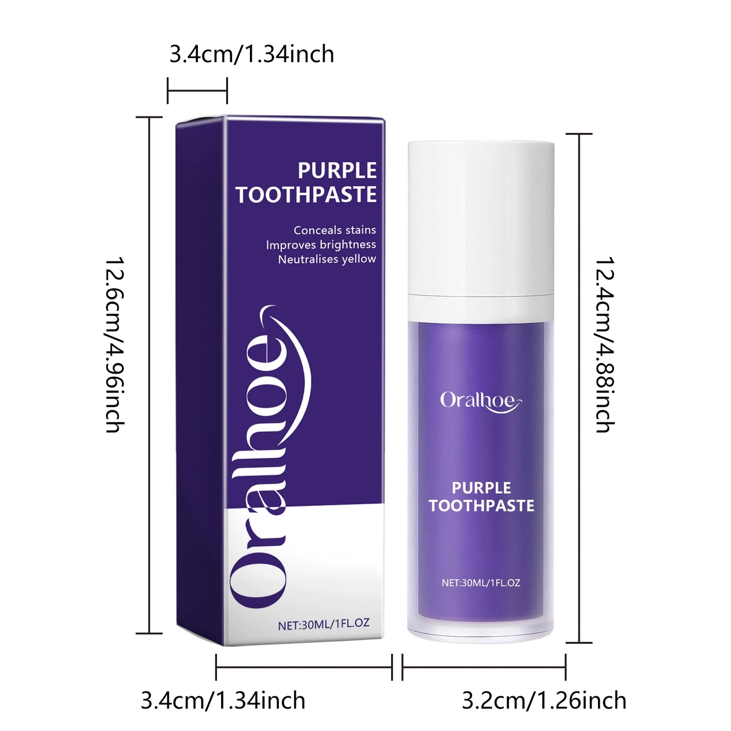 Oralhoe Purple Teeth Whitening