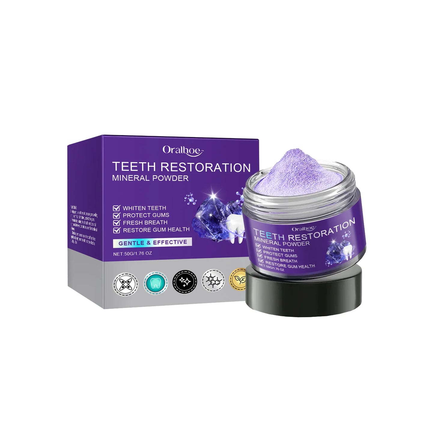 Oralhoe Purple Teeth Whitening